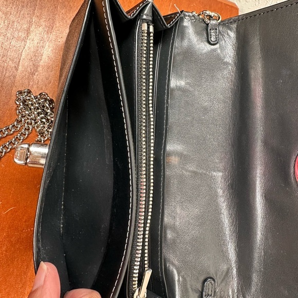 Coach Chain Crossbody In Metallic Signature Canvas And Leather With Turnlock - Picture 9 of 16